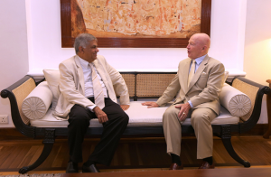 Ontmoeting met premier van Sri Lanka, Ranil Wickremesinghe 
