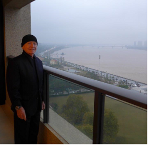 Vue sur la rivière à Changsha en Chine