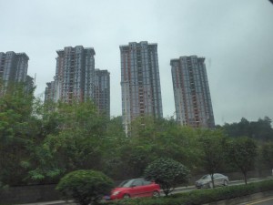 Rascacielos de apartamentos en Guiyang, China