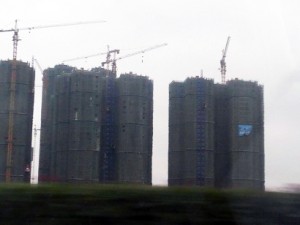 Construction in Wuhan, China