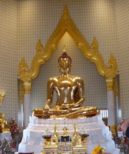 泰国的黄金佛像